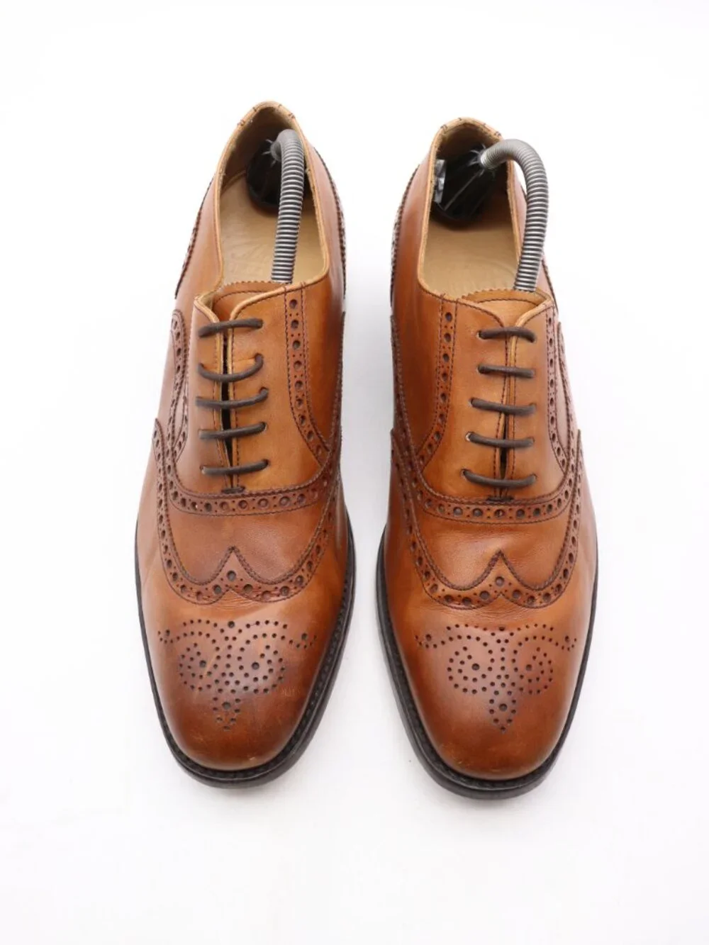 Mario Bertulli Oxford Wingtip Men's Size EU 43 Brown Leather Lace Up Dress Shoes